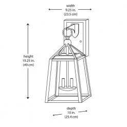 Home Decorators Collection Blakeley Transitional 2-Light Black Outdoor Wall Lantern with Beveled Glass 17 Home Decorators Collection Blakeley Transitional 2-Light Black Outdoor Wall Lantern with Beveled Glass -Flora Home Decorators Soldes black home decorators collection outdoor sconces 19905 77 1000