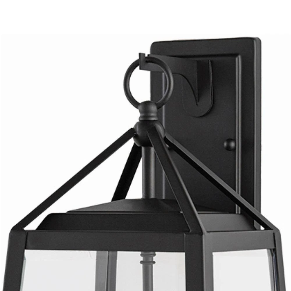 Home Decorators Collection Blakeley Transitional 2-Light Black Outdoor Wall Lantern with Beveled Glass 10 Home Decorators Collection Blakeley Transitional 2-Light Black Outdoor Wall Lantern with Beveled Glass - Image 8