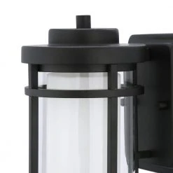 Home Decorators Collection Black Outdoor LED Wall Lantern Sconce -Flora Home Decorators Soldes black home decorators collection outdoor sconces dw7031bk a0 1000