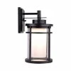 Home Decorators Collection Black Outdoor LED Wall Lantern Sconce -Flora Home Decorators Soldes black home decorators collection outdoor sconces dw7178bk 64 1000