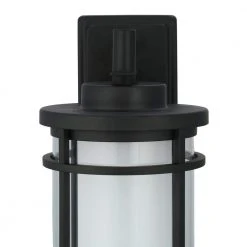 Home Decorators Collection Black Outdoor LED Wall Lantern Sconce -Flora Home Decorators Soldes black home decorators collection outdoor sconces dw7178bk 77 1000