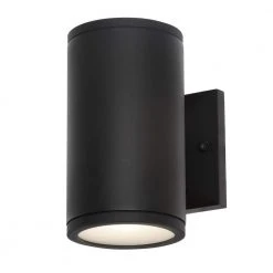 Home Decorators Collection Rodham Black LED Outdoor Wall Lantern Sconce -Flora Home Decorators Soldes black home decorators collection outdoor sconces izc1691l 2 1d 1000