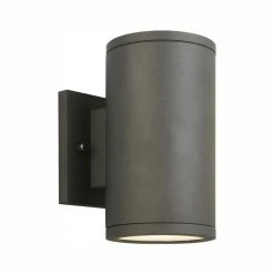 Home Decorators Collection Rodham Black LED Outdoor Wall Lantern Sconce