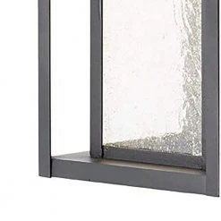 Home Decorators Collection Mauvo Canyon Collection Black Outdoor Seeded Glass Dusk to Dawn Wall Lantern Sconce -Flora Home Decorators Soldes black home decorators collection outdoor sconces kb 06005 del fa 1000