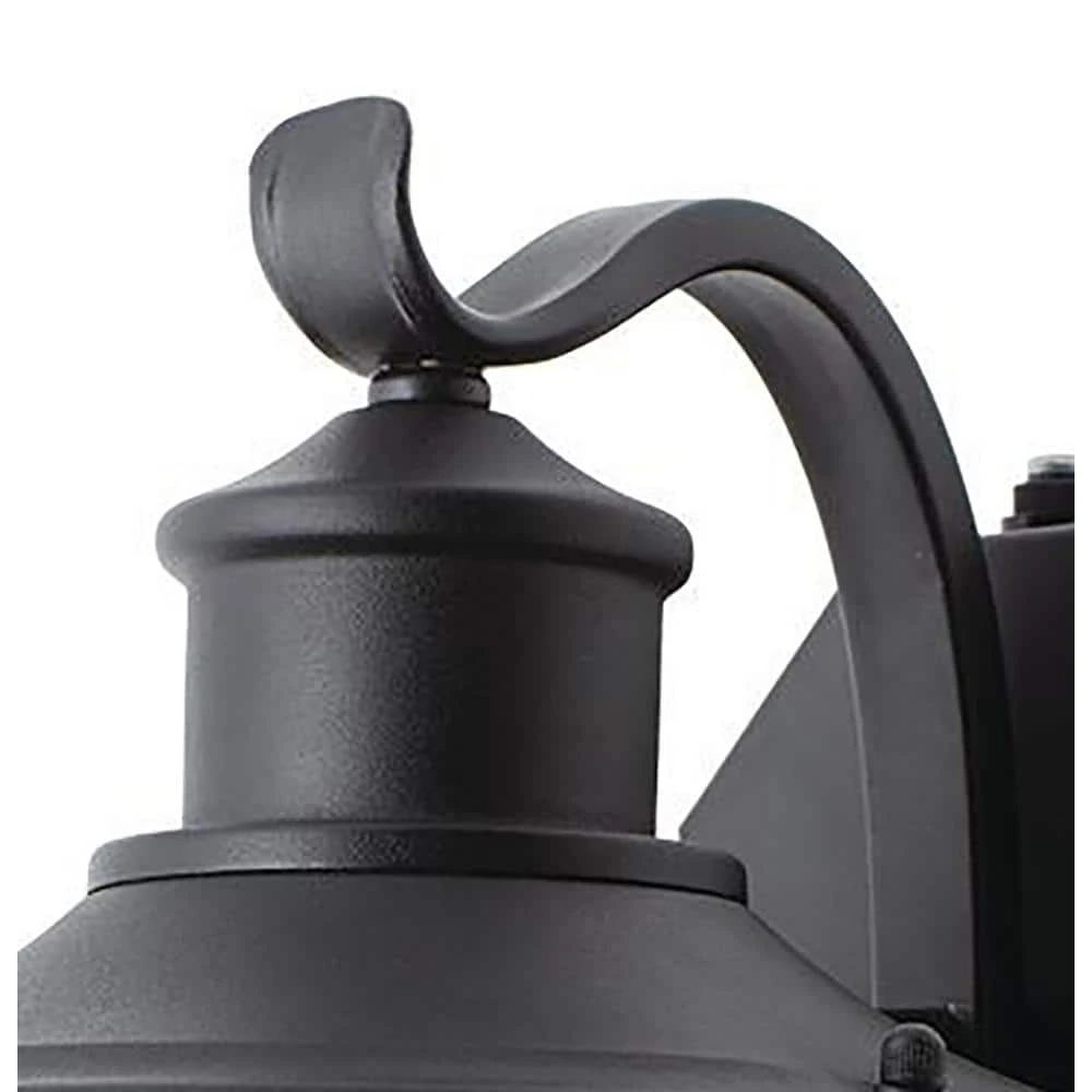 Home Decorators Collection Avia Falls Black Outdoor LED Dusk to Dawn Wall Lantern Sconce 9 Home Decorators Collection Avia Falls Black Outdoor LED Dusk to Dawn Wall Lantern Sconce - Image 7