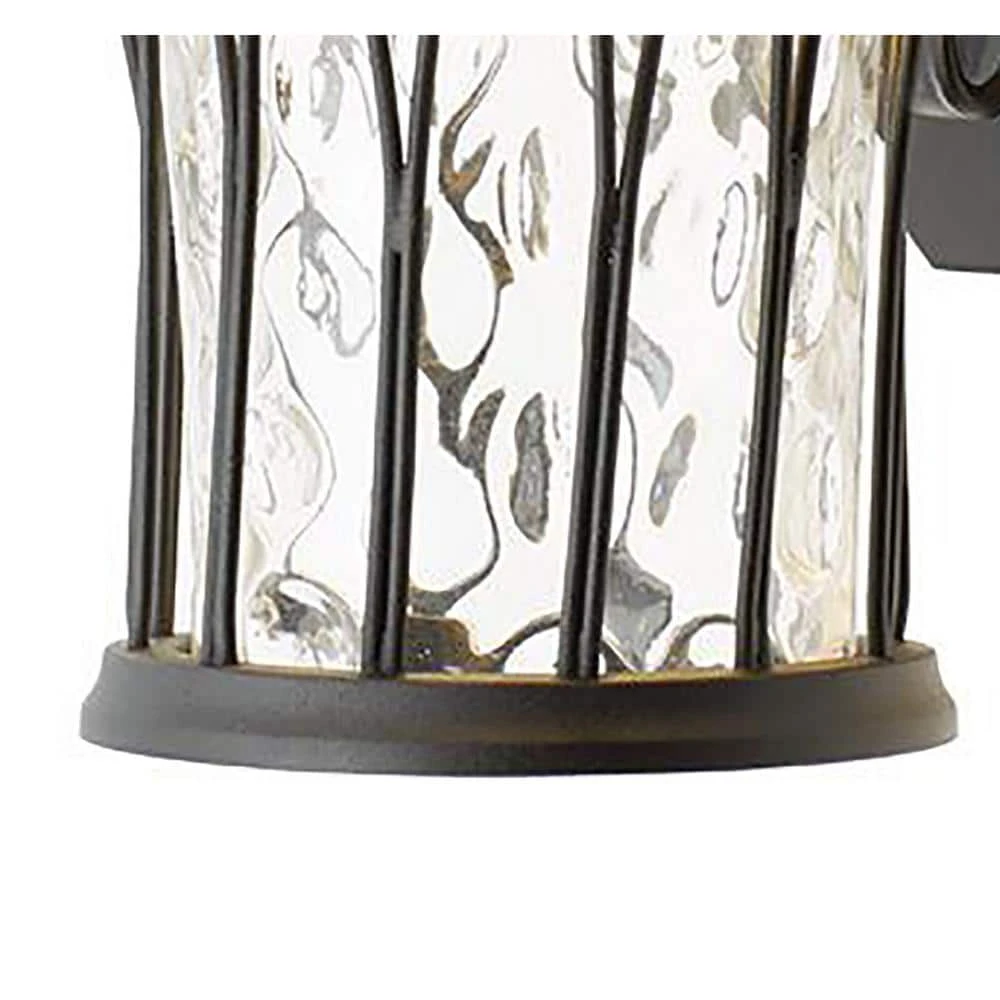 Home Decorators Collection Avia Falls Black Outdoor LED Dusk to Dawn Wall Lantern Sconce 7 Home Decorators Collection Avia Falls Black Outdoor LED Dusk to Dawn Wall Lantern Sconce - Image 5