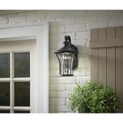 Home Decorators Collection Avia Falls Black Outdoor LED Dusk to Dawn Wall Lantern Sconce 19 Home Decorators Collection Avia Falls Black Outdoor LED Dusk to Dawn Wall Lantern Sconce -Flora Home Decorators Soldes black home decorators collection outdoor sconces led hd501bk med 4f 1000