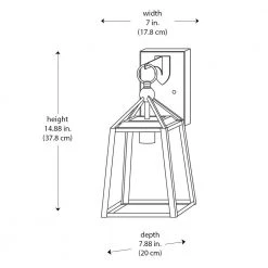 Home Decorators Collection Blakeley Transitional 1-Light Black Outdoor Wall Lantern with Beveled Glass -Flora Home Decorators Soldes black home decorators collection outdoor sconces w 09905 40 1000