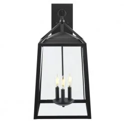 Home Decorators Collection Blakeley Transitional 3-Light Black Hardwired Extra Large Outdoor Wall Lantern Sconce with Beveled Glass 17 Home Decorators Collection Blakeley Transitional 3-Light Black Hardwired Extra Large Outdoor Wall Lantern Sconce with Beveled Glass -Flora Home Decorators Soldes black home decorators collection outdoor sconces xl 19905 1d 1000