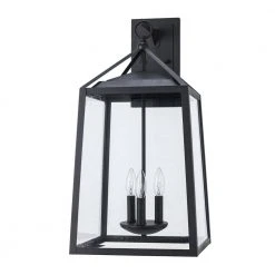 Home Decorators Collection Blakeley Transitional 3-Light Black Hardwired Extra Large Outdoor Wall Lantern Sconce with Beveled Glass 22 Home Decorators Collection Blakeley Transitional 3-Light Black Hardwired Extra Large Outdoor Wall Lantern Sconce with Beveled Glass -Flora Home Decorators Soldes black home decorators collection outdoor sconces xl 19905 1f 1000