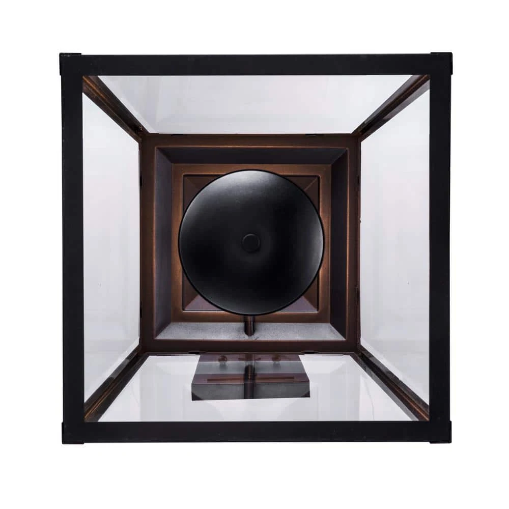 Home Decorators Collection Blakeley Transitional 3-Light Black Hardwired Extra Large Outdoor Wall Lantern Sconce with Beveled Glass 9 Home Decorators Collection Blakeley Transitional 3-Light Black Hardwired Extra Large Outdoor Wall Lantern Sconce with Beveled Glass - Image 7