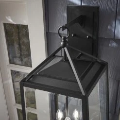 Home Decorators Collection Blakeley Transitional 3-Light Black Hardwired Extra Large Outdoor Wall Lantern Sconce with Beveled Glass 20 Home Decorators Collection Blakeley Transitional 3-Light Black Hardwired Extra Large Outdoor Wall Lantern Sconce with Beveled Glass -Flora Home Decorators Soldes black home decorators collection outdoor sconces xl 19905 c3 1000