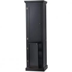 Home Decorators Collection Prescott Black Modular Kitchen Pantry with 2-Doors -Flora Home Decorators Soldes black home decorators collection pantry cabinets sk19171ar1 bk 1d 1000
