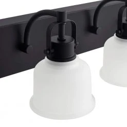 Home Decorators Collection Rockhill 22.07 in. 3-Light Black LED Vanity Light Dark LED -Flora Home Decorators Soldes black home decorators collection vanity lighting 51779 66 1000