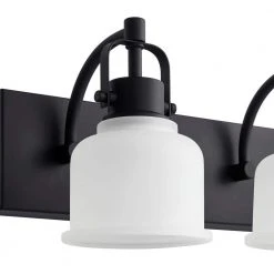 Home Decorators Collection Rockhill 22.07 in. 3-Light Black LED Vanity Light Dark LED -Flora Home Decorators Soldes black home decorators collection vanity lighting 51779 a0 1000