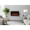 Home Decorators Collection 36 in. W View Wall Mount Electric Fireplace in Black -Flora Home Decorators Soldes black home decorators collection wall mounted electric fireplaces sp6849 64 1000