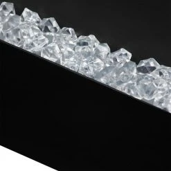 Home Decorators Collection 48 in. W View Wall Mount Electric Fireplace in Black -Flora Home Decorators Soldes black home decorators collection wall mounted electric fireplaces sp6975 1f 1000