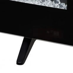 Home Decorators Collection 60 in. W View Wall Mount Electric Fireplace in Black -Flora Home Decorators Soldes black home decorators collection wall mounted electric fireplaces sp6976 44 1000