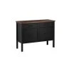 Home Decorators Collection Appleton 4 Drawer Black and Walnut Wood Lateral File Console (41.5 in. W x 30.5 in. H) -Flora Home Decorators Soldes black walnut home decorators collection file cabinets sk19346e2r2 b 64 1000