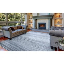 Home Decorators Collection Briar Blue 8 ft. x 10 ft. Area Rug -Flora Home Decorators Soldes blue home decorators collection area rugs 51167 fa 1000