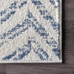 Home Decorators Collection Rosanne Geometric Herringbone Blue 8 ft. x 10 ft. Area Rug -Flora Home Decorators Soldes blue home decorators collection area rugs rzbd94a 8010 44 1000