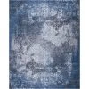 Home Decorators Collection Aurora Blue 8 ft. x 10 ft. Indoor/Outdoor Area Rug -Flora Home Decorators Soldes blue home decorators collection outdoor rugs 79337 64 1000