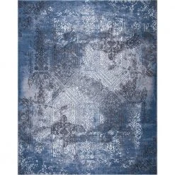 Home Decorators Collection Aurora Blue 8 ft. x 10 ft. Indoor/Outdoor Area Rug