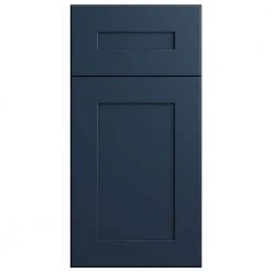 Home Decorators Collection Newport Blue Painted Plywood Shaker Stock Assembled Base Kitchen Cabinet 1-Drawer Right 15 in. x 34.5 in. x 24 in. -Flora Home Decorators Soldes blue painted home decorators collection assembled kitchen cabinets b15r nmb 4f 1000
