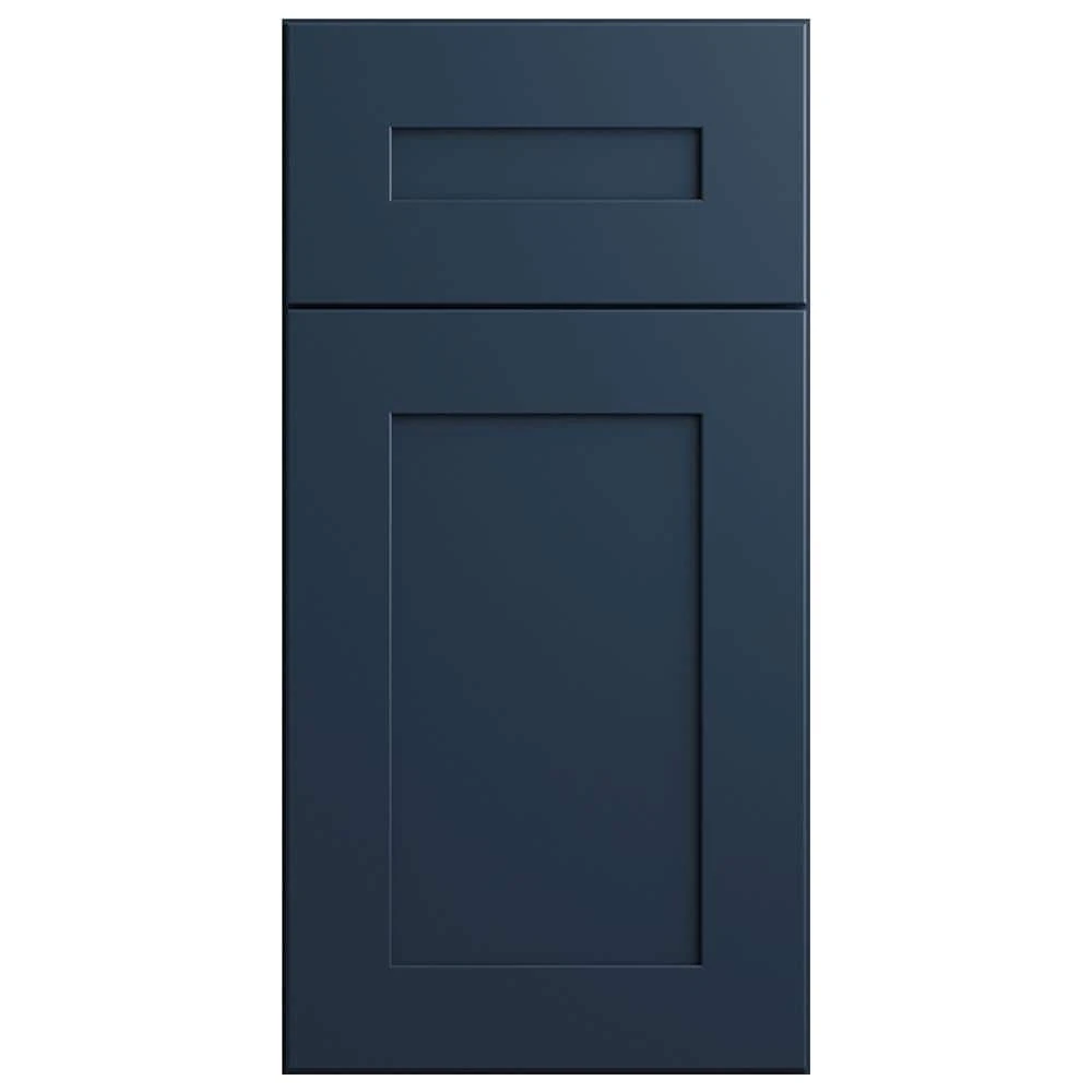 Home Decorators Collection Newport Blue Painted Plywood Shaker Stock Assembled Base Kitchen Cabinet 1-Drawer Right 18 in. x 34.5 in. x 24 in. 5 Home Decorators Collection Newport Blue Painted Plywood Shaker Stock Assembled Base Kitchen Cabinet 1-Drawer Right 18 in. x 34.5 in. x 24 in. - Image 3