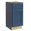 Home Decorators Collection Newport Blue Painted Plywood Shaker Stock Assembled Base Kitchen Cabinet 1-Drawer Right 18 in. x 34.5 in. x 24 in. -Flora Home Decorators Soldes blue painted home decorators collection assembled kitchen cabinets b18r nmb 64 1000
