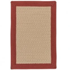 Home Decorators Collection Beverly Brick 5 ft. x 7 ft. Braided Indoor/Outdoor Area Rug