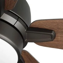 Home Decorators Collection Fawndale 46 in. Indoor Integrated LED Bronze Ceiling Fan with Light Kit, 5 Reversible Blades and Remote Control -Flora Home Decorators Soldes bronze home decorators collection ceiling fans with lights 52021 44 1000