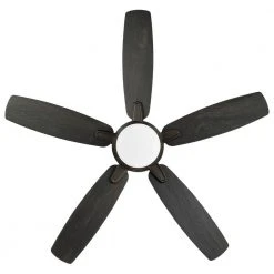 Home Decorators Collection Fawndale 46 in. Indoor Integrated LED Bronze Ceiling Fan with Light Kit, 5 Reversible Blades and Remote Control -Flora Home Decorators Soldes bronze home decorators collection ceiling fans with lights 52021 76 1000