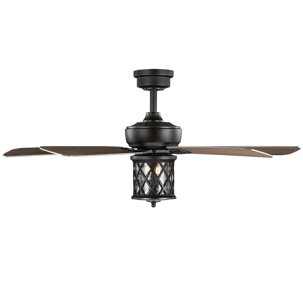 Home Decorators Collection Pine Meadows 52 in. Indoor/Outdoor LED Bronze Damp Rated Downrod Ceiling Fan with Dimmable Light Kit and Remote Control 11 Home Decorators Collection Pine Meadows 52 in. Indoor/Outdoor LED Bronze Damp Rated Downrod Ceiling Fan with Dimmable Light Kit and Remote Control - Image 9
