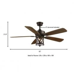 Home Decorators Collection Pine Meadows 52 in. Indoor/Outdoor LED Bronze Damp Rated Downrod Ceiling Fan with Dimmable Light Kit and Remote Control 20 Home Decorators Collection Pine Meadows 52 in. Indoor/Outdoor LED Bronze Damp Rated Downrod Ceiling Fan with Dimmable Light Kit and Remote Control -Flora Home Decorators Soldes bronze home decorators collection ceiling fans with lights 52117 a0 1000
