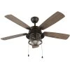 Home Decorators Collection Shanahan 52 in. Indoor/Outdoor LED Bronze Ceiling Fan with Light Kit, Downrod and Reversible Blades -Flora Home Decorators Soldes bronze home decorators collection ceiling fans with lights 59201 64 1000