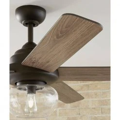 Home Decorators Collection Avonbrook 56 in. LED Bronze Ceiling Fan with Light Kit and Remote Control -Flora Home Decorators Soldes bronze home decorators collection ceiling fans with lights 59256 31 1000