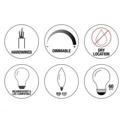 Home Decorators Collection Weyburn 16.5 in. 4-Light Bronze Semi-Flush Mount Kitchen Ceiling Light Fixture -Flora Home Decorators Soldes bronze home decorators collection flush mount lights c5596 40 1000