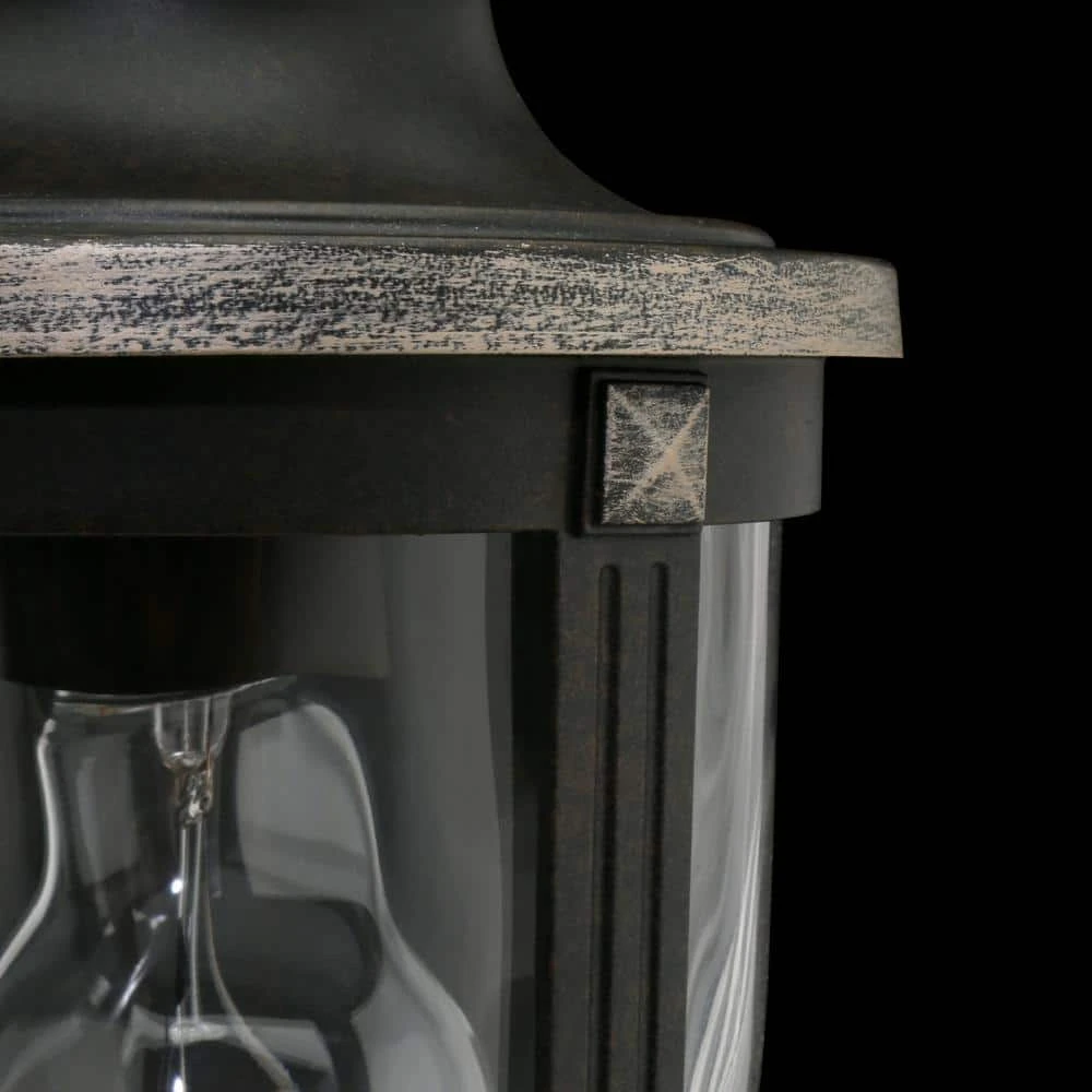 Home Decorators Collection McCarthy 1-Light Bronze Outdoor Wall Lantern Sconce 8 Home Decorators Collection McCarthy 1-Light Bronze Outdoor Wall Lantern Sconce - Image 6