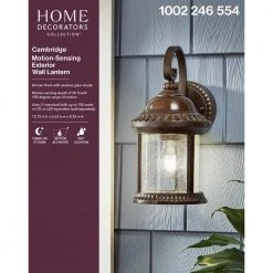 Home Decorators Collection Cambridge Bronze Motion Sensing Outdoor Coach Light Sconce -Flora Home Decorators Soldes bronze home decorators collection outdoor sconces gem1691am 6 1d 1000