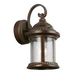 Home Decorators Collection Cambridge Bronze Motion Sensing Outdoor Coach Light Sconce