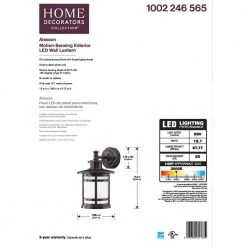 Home Decorators Collection Oil-Rubbed Bronze Motion Sensor Outdoor Integrated LED Wall Lantern Sconce 15 Home Decorators Collection Oil-Rubbed Bronze Motion Sensor Outdoor Integrated LED Wall Lantern Sconce -Flora Home Decorators Soldes bronze home decorators collection outdoor sconces jaq1691l 2 1f 1000