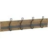 Home Decorators Collection Rustic 27 in. L Brown and Black Hook Rail -Flora Home Decorators Soldes brown and black home decorators collection hooks r44454h fbp u 64 1000