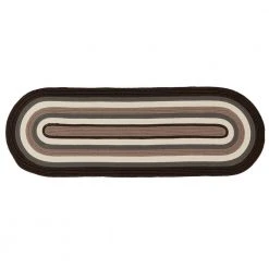 Home Decorators Collection Frontier 2 ft. x 10 ft. Brown Braided Runner Rug