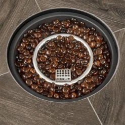 Home Decorators Collection Kettering 29.92 in. x 25 in. Round Steel Propane Gas Brown Fire Pit -Flora Home Decorators Soldes brown home decorators collection gas fire pits fhws80121 c3 1000