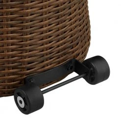 Home Decorators Collection Kettering 48,000 BTU Wicker Propane Gas Patio Heater -Flora Home Decorators Soldes brown home decorators collection patio heaters fhgs80004 fa 1000