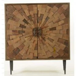 Home Decorators Collection Smoke Brown Wood Accent Cabinet with Dimensional Starburst Pattern (31.5 in. W x 36.63 in. H) -Flora Home Decorators Soldes brown home decorators collection sideboards buffet tables 03297 31 1000