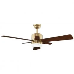 Home Decorators Collection Hexton 52 in. Indoor Integrated LED Brushed Gold Ceiling Fan with Light Kit, Remote Control and 6 Reversible Blades 17 Home Decorators Collection Hexton 52 in. Indoor Integrated LED Brushed Gold Ceiling Fan with Light Kit, Remote Control and 6 Reversible Blades -Flora Home Decorators Soldes brushed gold home decorators collection ceiling fans with lights 56024 77 1000