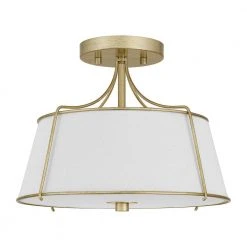 Home Decorators Collection Charleston Park 13 in. 3-Light Brushed Gold Semi-Flush Mount 16 Home Decorators Collection Charleston Park 13 in. 3-Light Brushed Gold Semi-Flush Mount -Flora Home Decorators Soldes brushed gold home decorators collection flush mount lights dshd19547sf c3 1000
