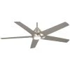 Home Decorators Collection Mickelson 52 in. LED Indoor Brushed Nickel Ceiling Fan with Light -Flora Home Decorators Soldes brushed nickel home decorators collection ceiling fans with lights 34616 64 1000